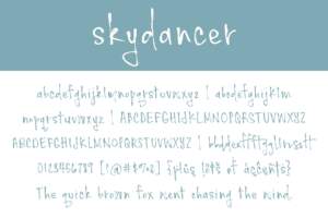 Skydancer Letters